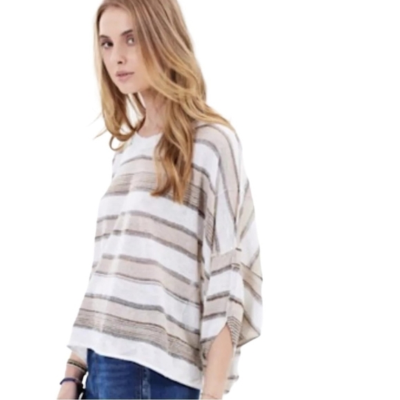 Women’s Pullover FREE PEOPLE Love Me Too Dolma Knit Sweater Drop Shoulder Top - Picture 2 of 7